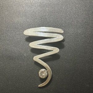 Vintage 925 silver Taxco Mexico large pendant/ brooch